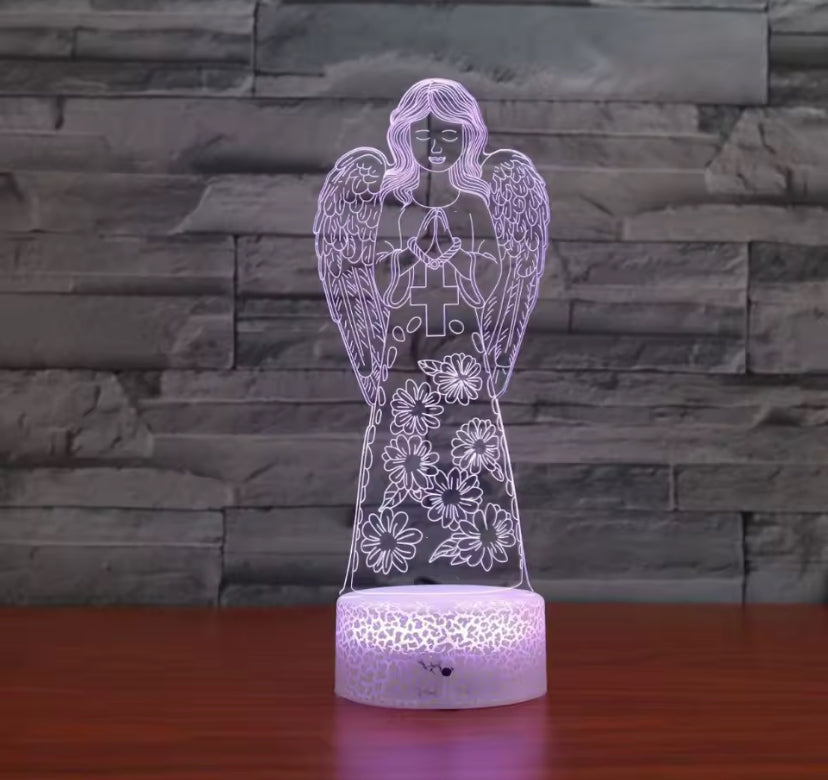 Biddende Engel 3D Nachtlampje