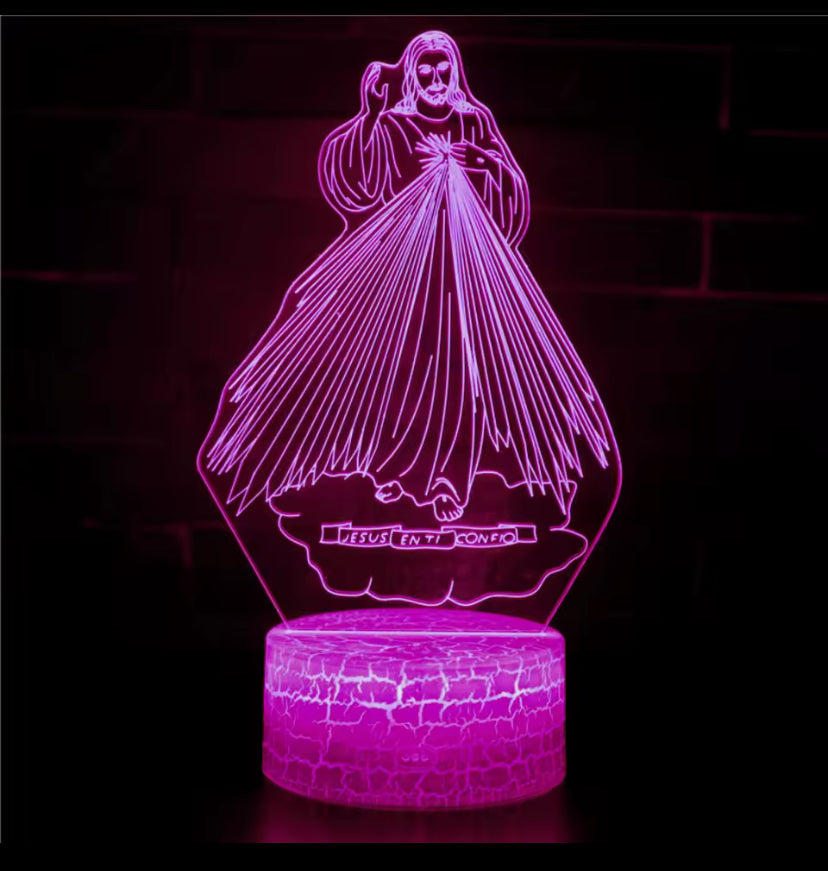 Jezus 3D Illusie Nachtlampje