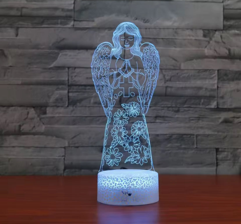 Biddende Engel 3D Nachtlampje