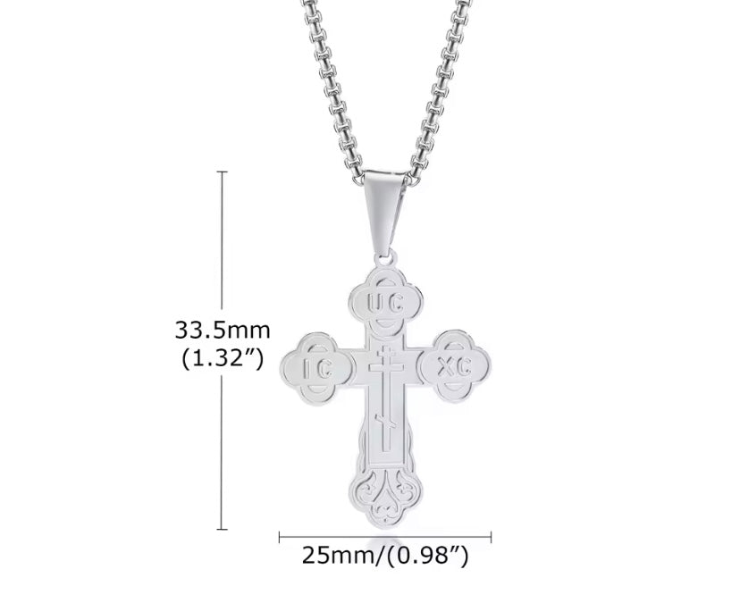 Orthodoxe Crucifix Cross Ketting