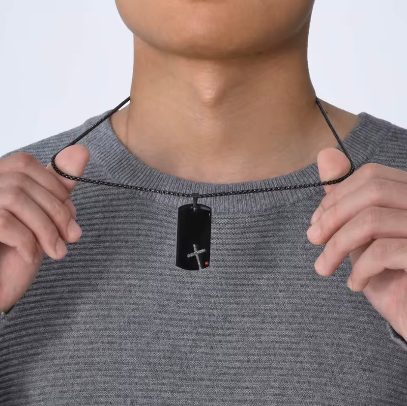 kruis dog tag ketting