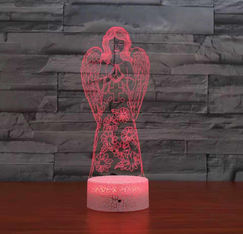 Biddende Engel 3D Nachtlampje