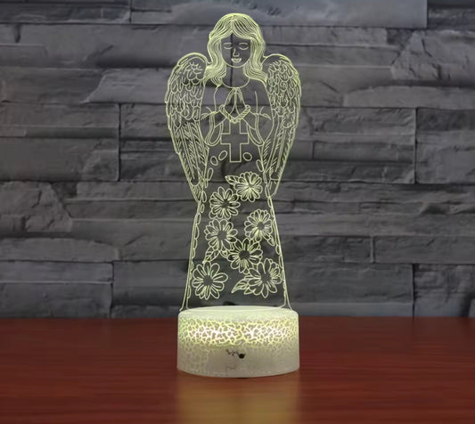Biddende Engel 3D Nachtlampje