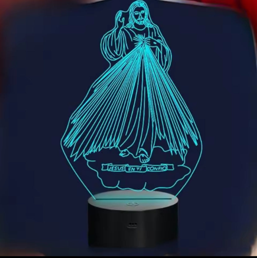 Jezus 3D Illusie Nachtlampje