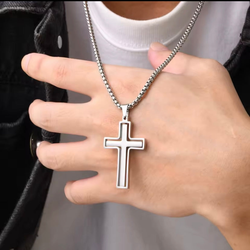 360° Draaiende Kruisketting