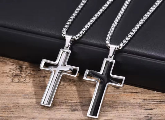 360° Draaiende Kruisketting