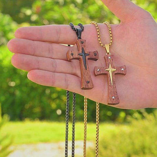 Bubinga kruisketting